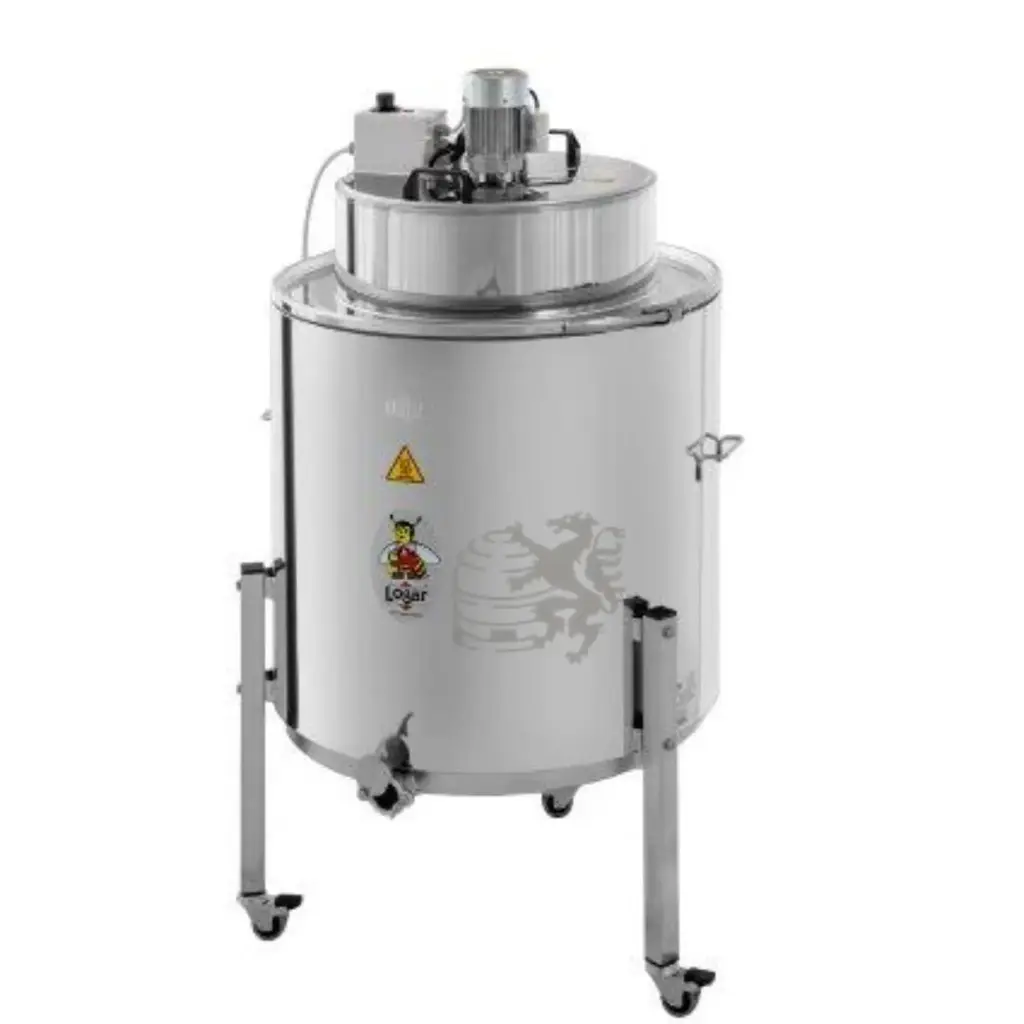 Entdecklungswachsschmelzer isoliert mit Räder Logar