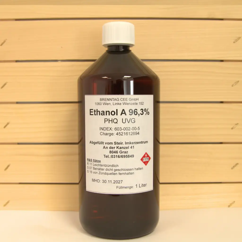 Alkohol 1l in 1 Literflasche