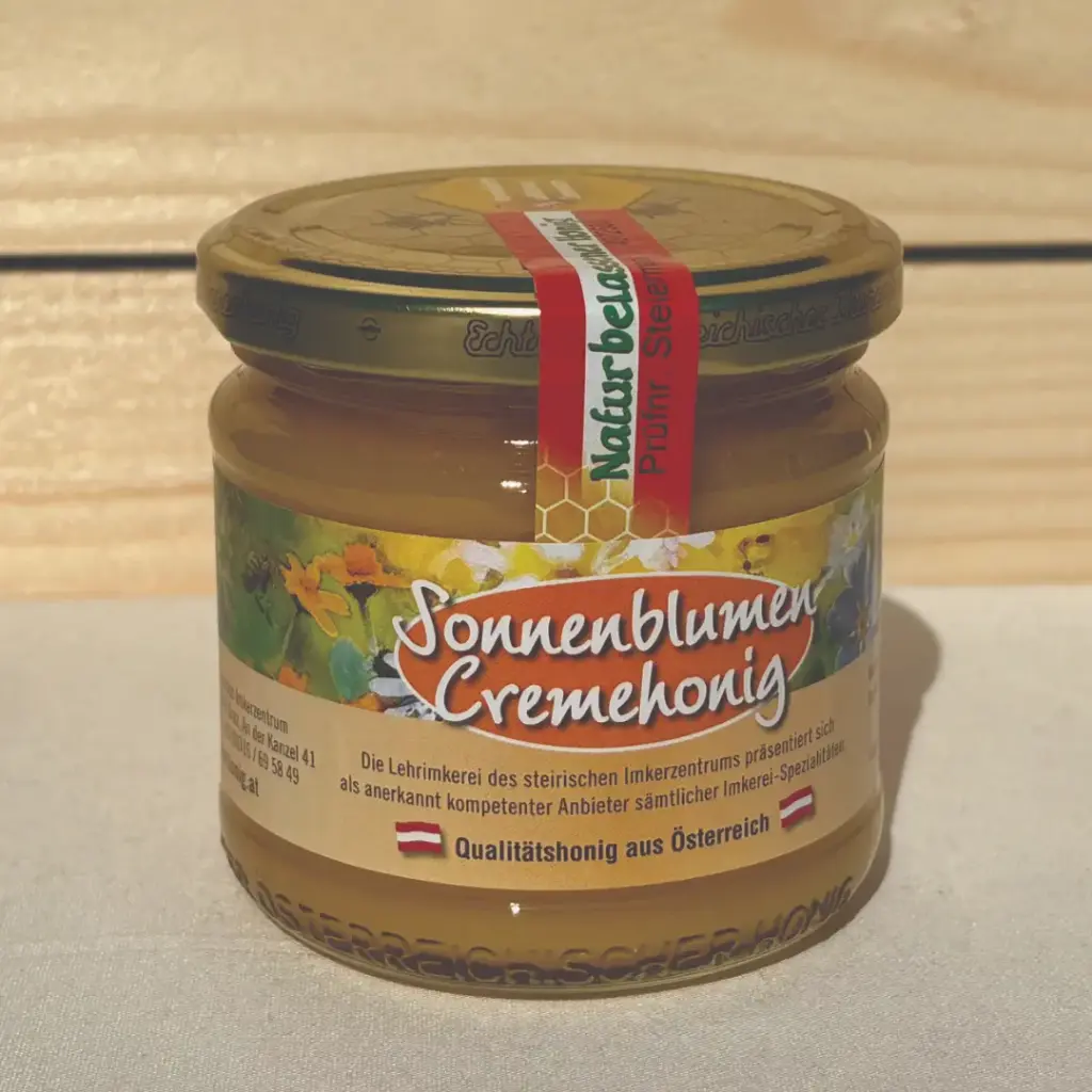 Sonnenblumen-Cremehonig