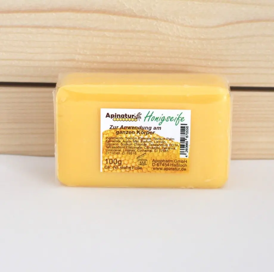 Apinatur Honigseife rechteckig 100g