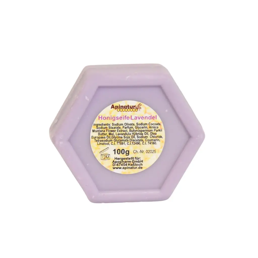 Apinatur Honigseife Lavendel 100g