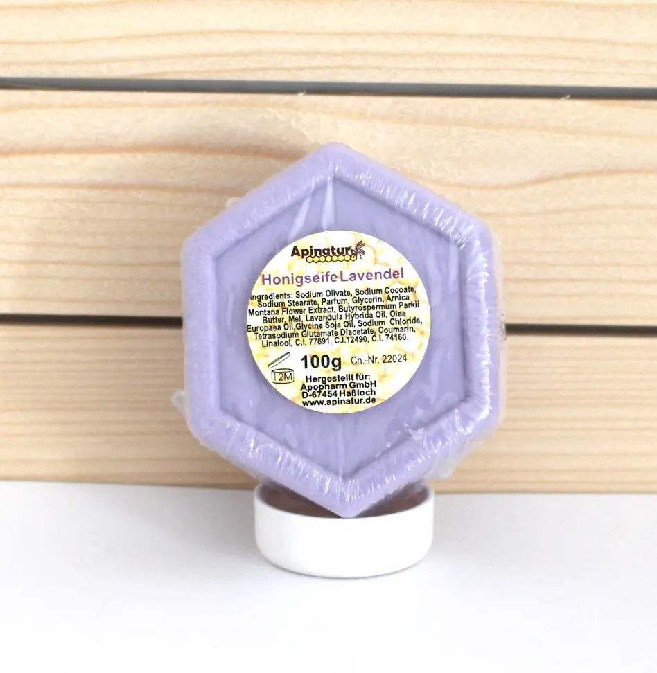 Apinatur Honigseife Lavendel 100g