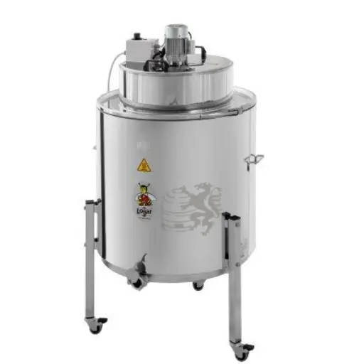 Entdecklungswachsschmelzer isoliert mit Räder Logar