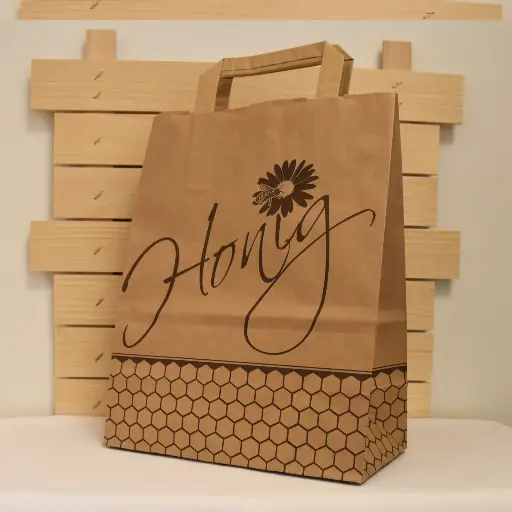 Tragtasche "Honig" (Größe in cm 28 x 22 x 11)