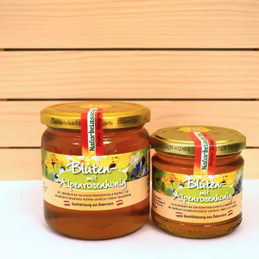 Blüten- mit Alpenrosenhonig
