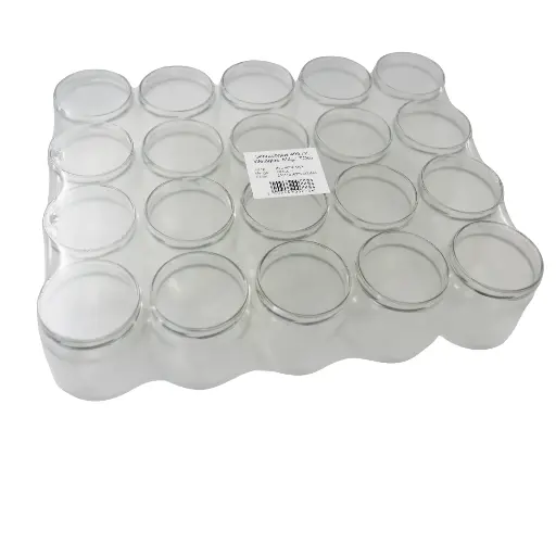 500g Euroglas (verpackt) mit Deckel 